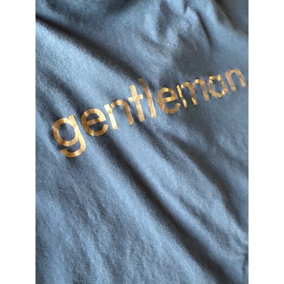 Dolce & Gabbana L/XL Blue/Gray Gentleman Long Sleeve Cotton Fitted Polo - Picture 7 of 10